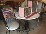 1970's Parlor table and chairs