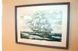 Sailing ship print