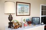 Vintage lamp and home decor