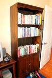 Bookcase with books