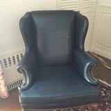 Nice Leather Chair & Ottoman