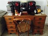 desk and CD's