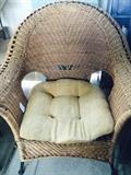wicker chair
