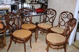 antique bent wood parlor chairs
