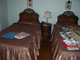 Beautiful Twin bed from the bedroom set.