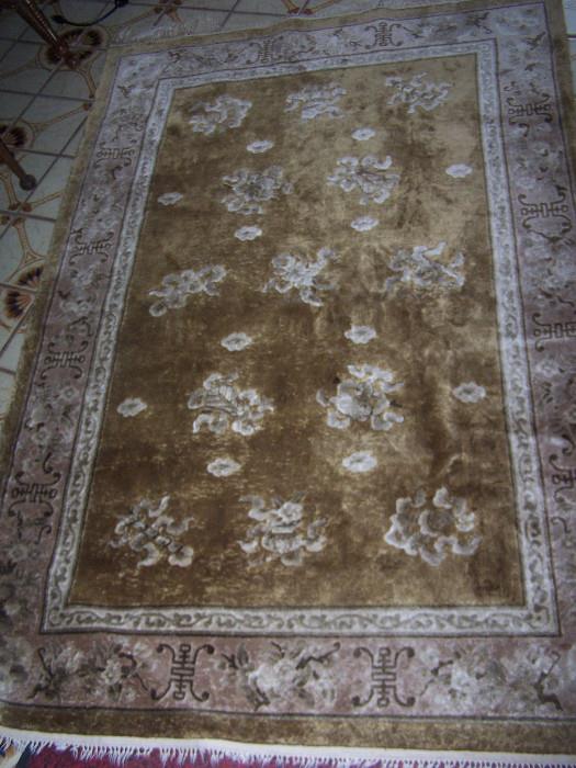 Chinese Silk & Wool Carpet