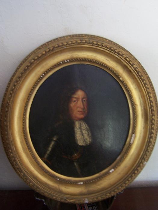 Oil on board painting of William of Orange - 17th Century