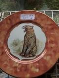                     Set of African animal plates