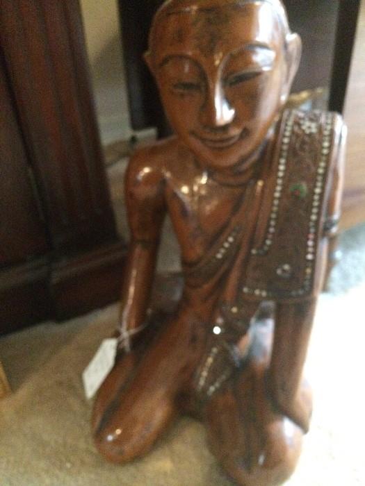                           Carved Asian figure