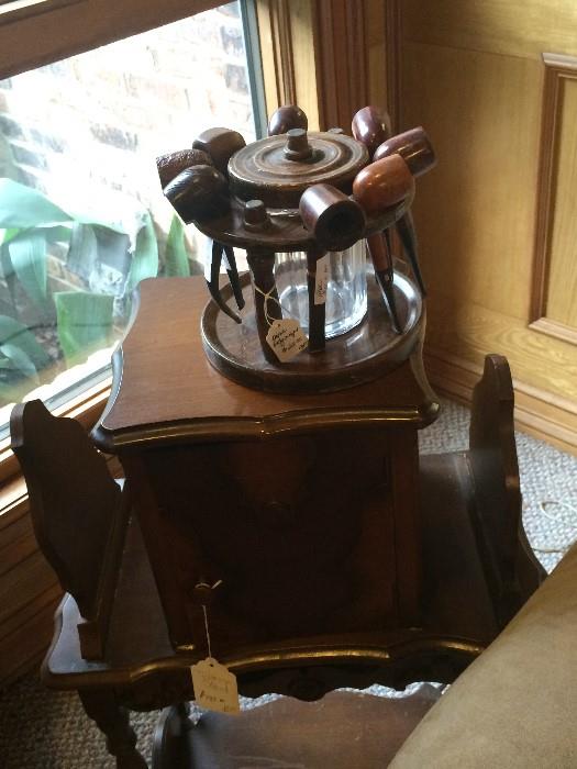                      Antique pipe stand