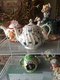                     Variety of tea pots