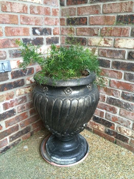                  One of the many planters 