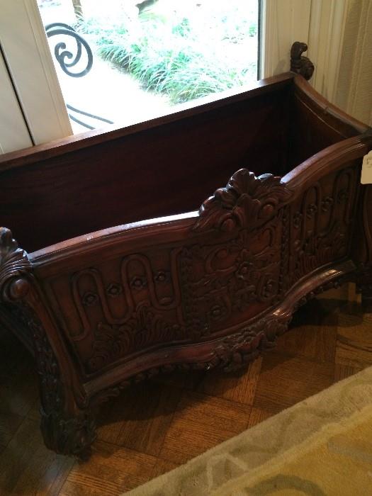                Large nicely carved planter
