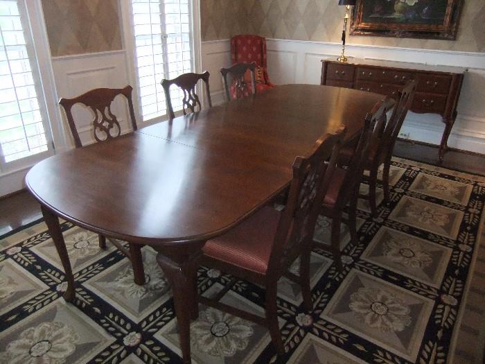 Dining Room table and Chairs by Harden