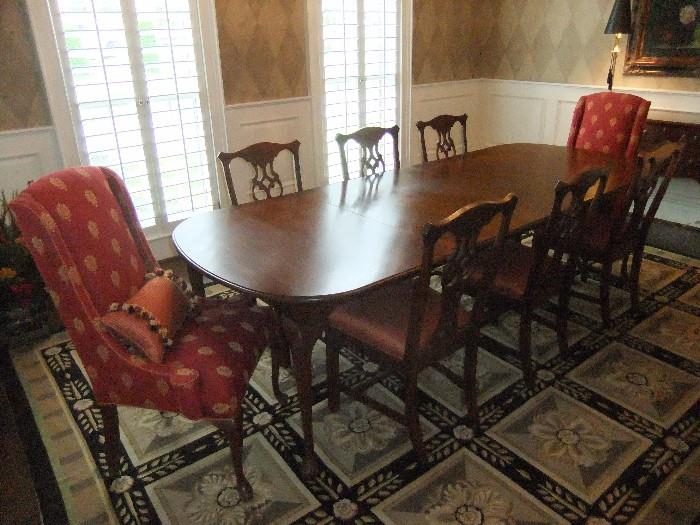 Harden Dining Room Set, 6 Chairs, 2 Captain Chairs