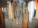 Men's Outdoor clothing and Hunting Items.