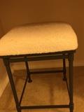 Bathroom vanity chair. 