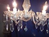 Six Arm Waterford Chandelier