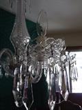 Six Arm Waterford Chandelier