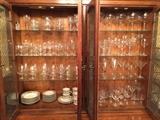 TONS of glass stemware! This is just half of what is available. All priced to sell fast!