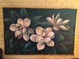 Huge original Magnolia painting. 