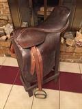 Equestrian 18" saddle.