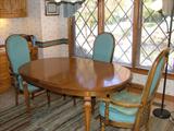 5’ dining room table, 2 arm chairs, 2 side chairs