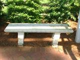 Concrete bench