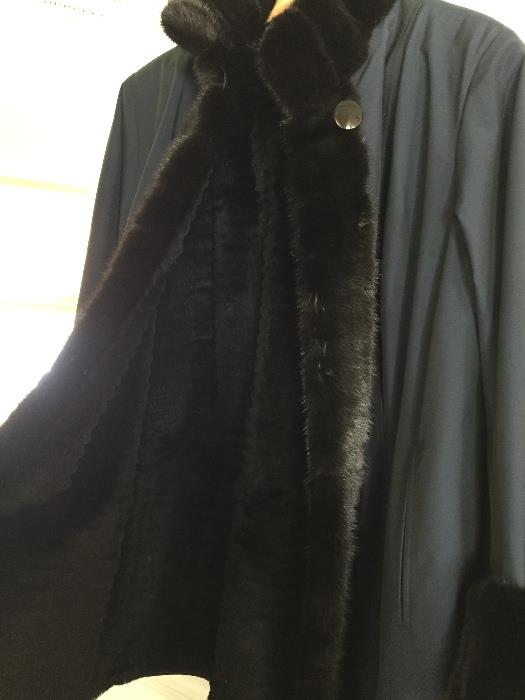         Custom fur-lined Loro Piana all weather coat
