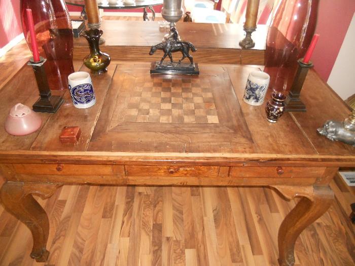 Portuguese game table could be used as desk