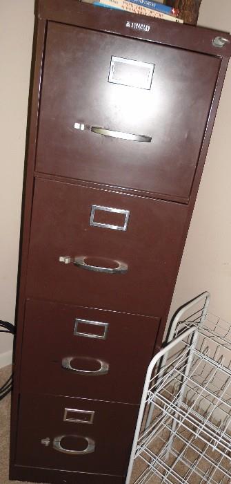 Metal File cabinet.