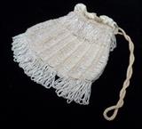 www.CTOnlineAuctions.com/SandhillsNC               Beautiful Vintage Cream Beaded Handbag