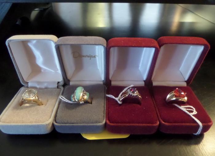 More  10k and 14 k gold rings