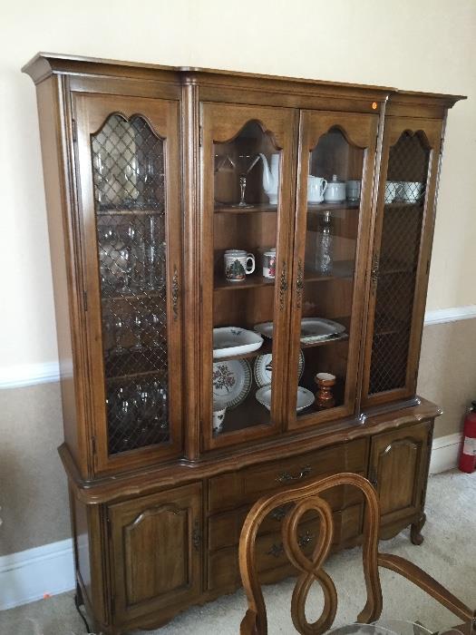 Dining Room Lighted China Cabinet.  $250.00
