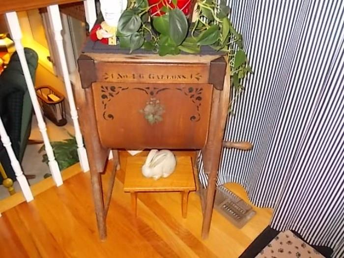 Antique Floor stand Butter Churn