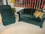 Modern couch, loveseat and chair