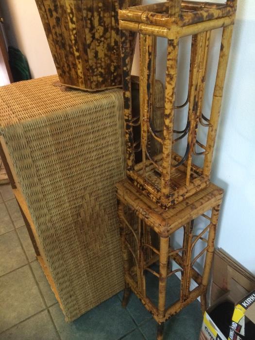 Chinese bamboo furniture, wicker and rattan.