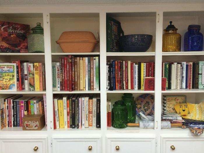 hundreds of cook books including many spiraL BOUND PRIVATE PRESS recipe collections