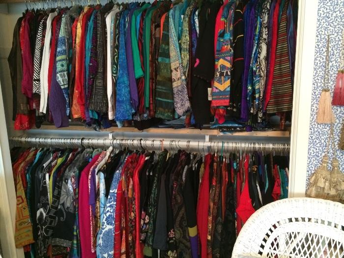 Tons of Ladies Clothing, sizes M & L, Chico's 2 & 3 (see further description in listing)