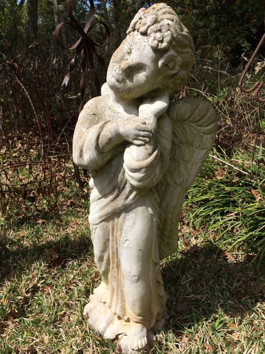 old angel statuary 