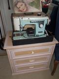 Vintage sewing machine.