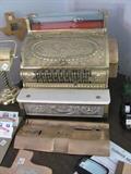 Brass cash register