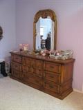 Dresser and mirror