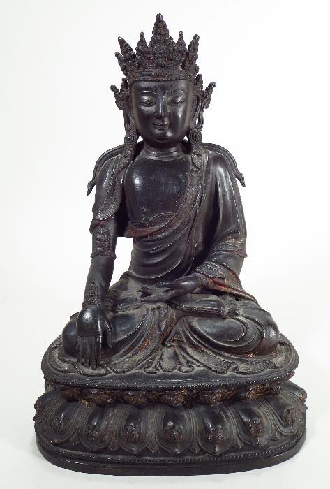 Chinese Bronze Figure of a Bodhisattva, Ming Dynasty