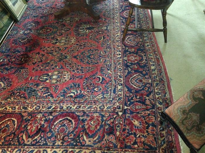 Vintage Sarouk carpet