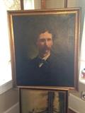 Original signed Oil portrait-Turn-of-the-Century