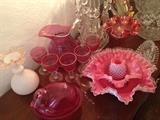 Terrific collection of vintage glass