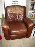 Leather recliner