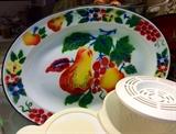 Colorful Enamel Platter