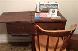 Sewing Machine with Cabinet